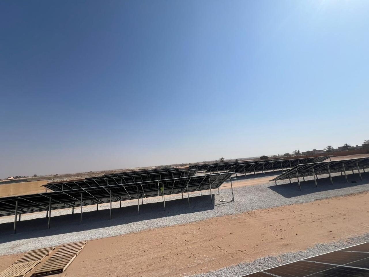 Centrale photovoltaïque au sol, région d'Agadir